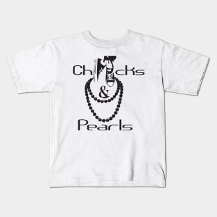 chucks & pearls Kids T-Shirt